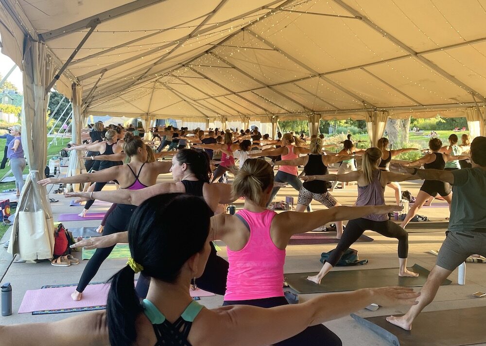 Yoga at the Denver Botanic Gardens - Things to do in Denver